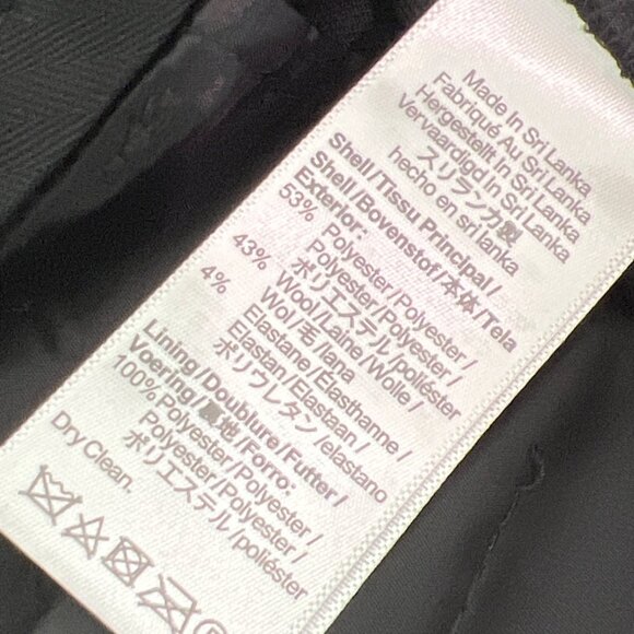 MADEWELL The Harlow Super-Wide Leg Trouser Black Sz 4 NWT - Picture 8 of 8